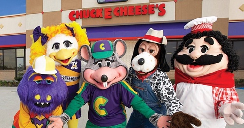 500 Free E-Tickets at Chuck E. Cheese