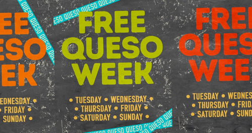 Free Queso Week at Moe’s